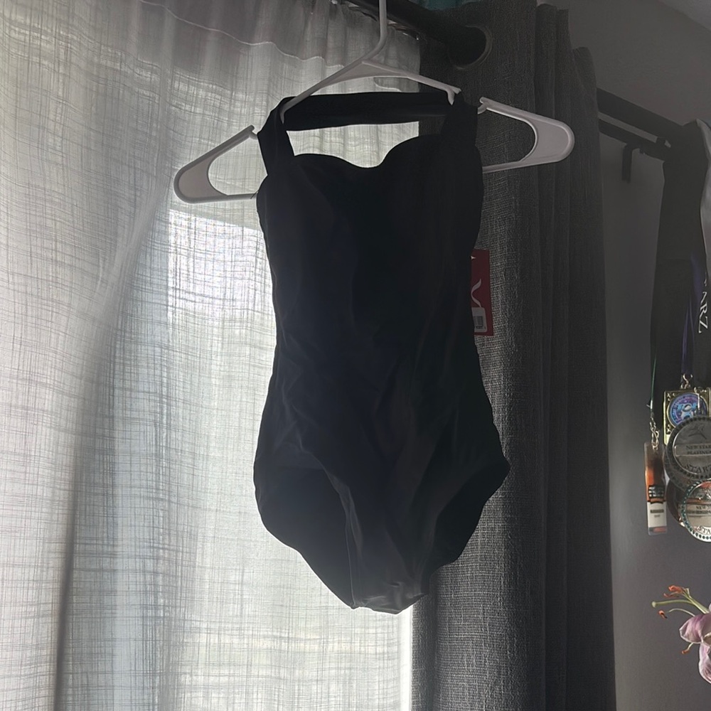 Elegant Black Dance Leotard